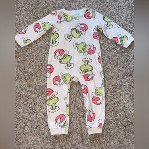 The grinch long sleeve outfit 18m